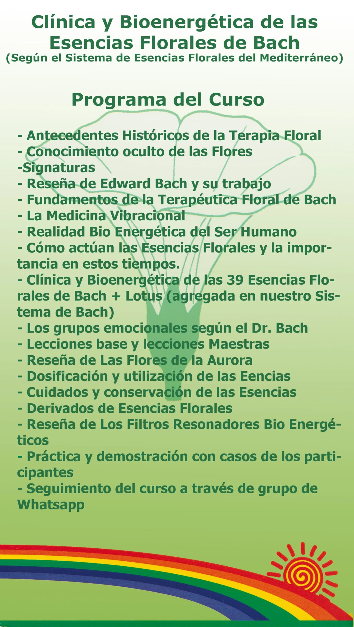 Flores Método Dr. Bach